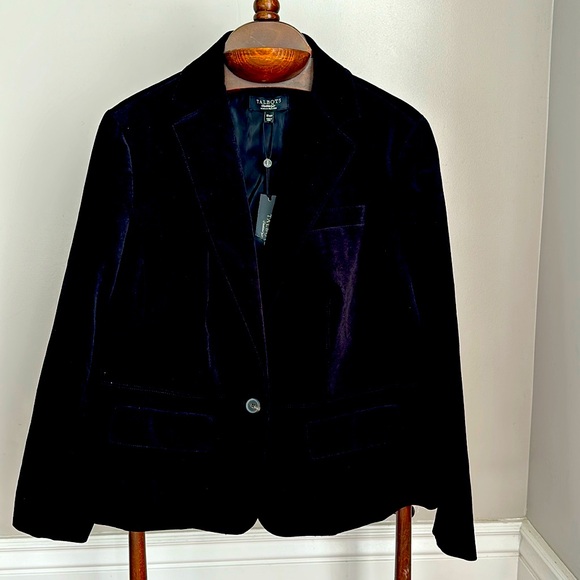 NWT Talbot’s velvet jacket blazer, holiday party ready! 16WP - Picture 6 of 6